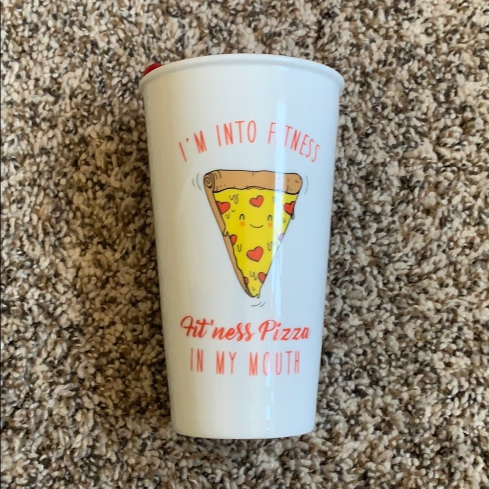 FREE WITH PURCHASE - Pizza Fitness Travel Mug